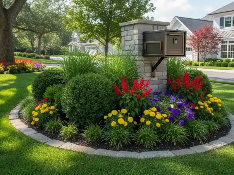 Mailbox Landscape Ideas for a More Finished Front Property Edge