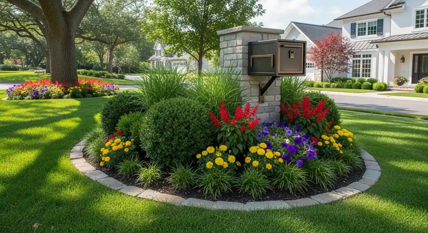 Mailbox Landscape Ideas for a More Finished Front Property Edge